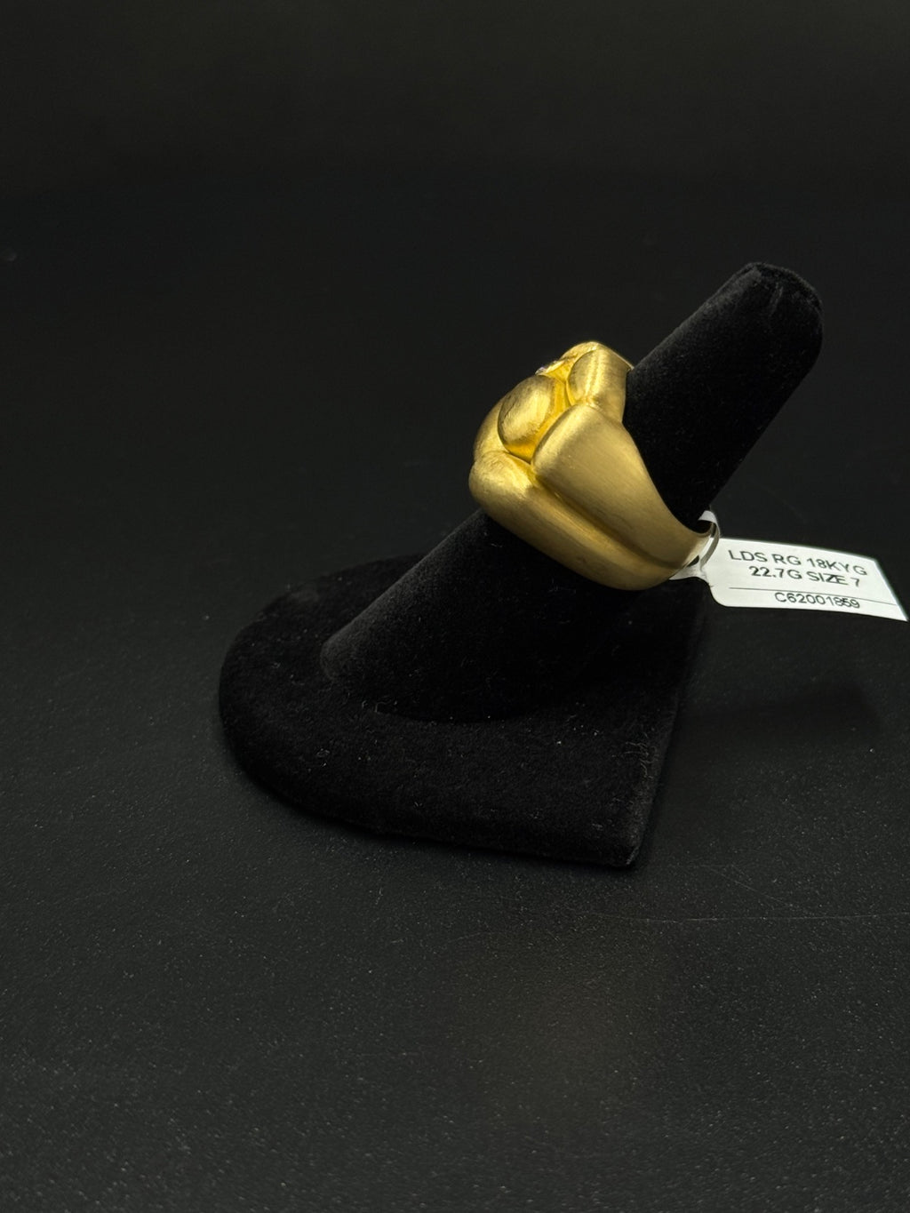 18K Gold Women's Floral Ring – 22.7g, Size 7 | DD Pawn Loans