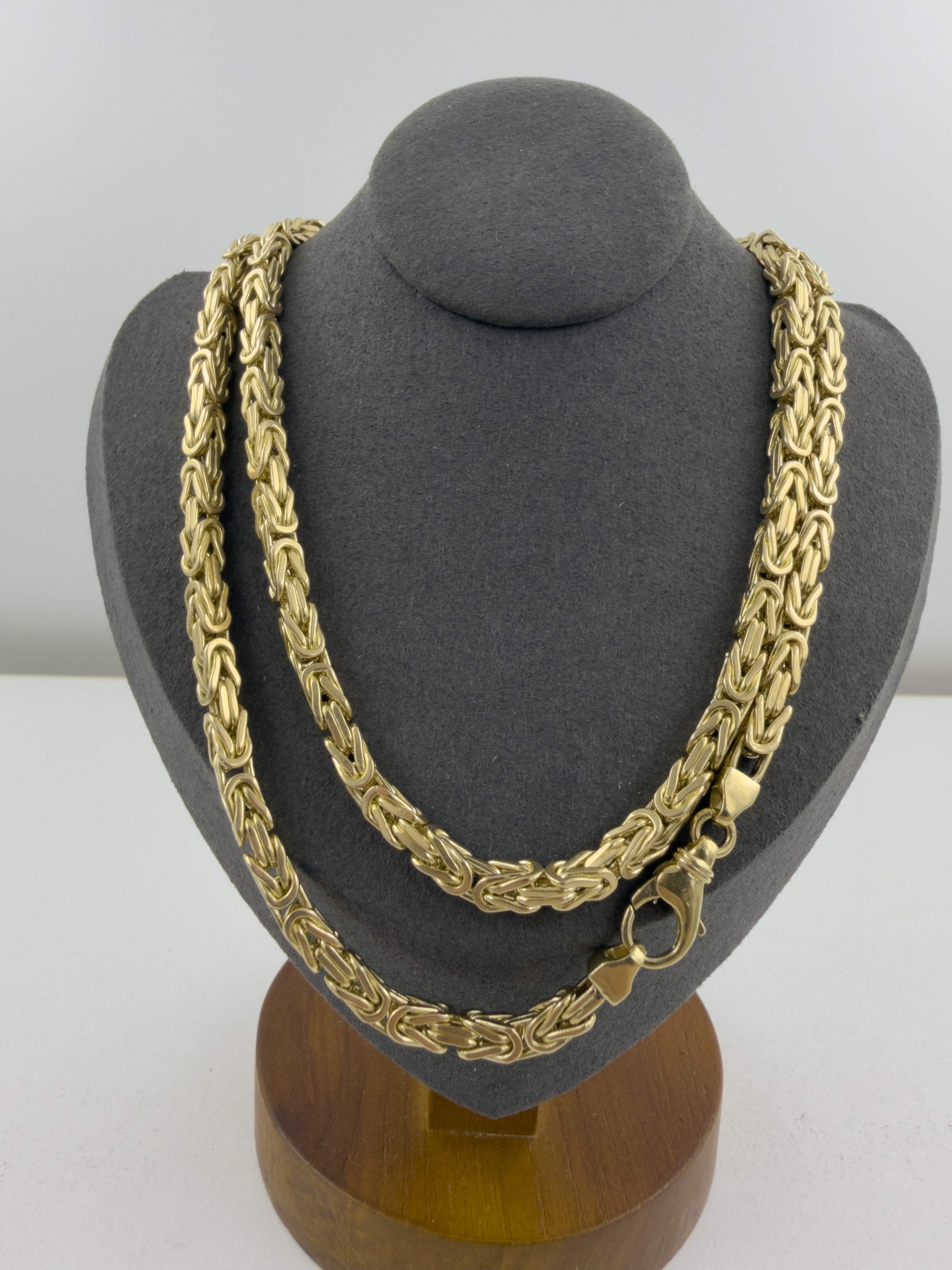 Byzantine Gold Chain 14k 123.9 Grams 31inch - Used Like New