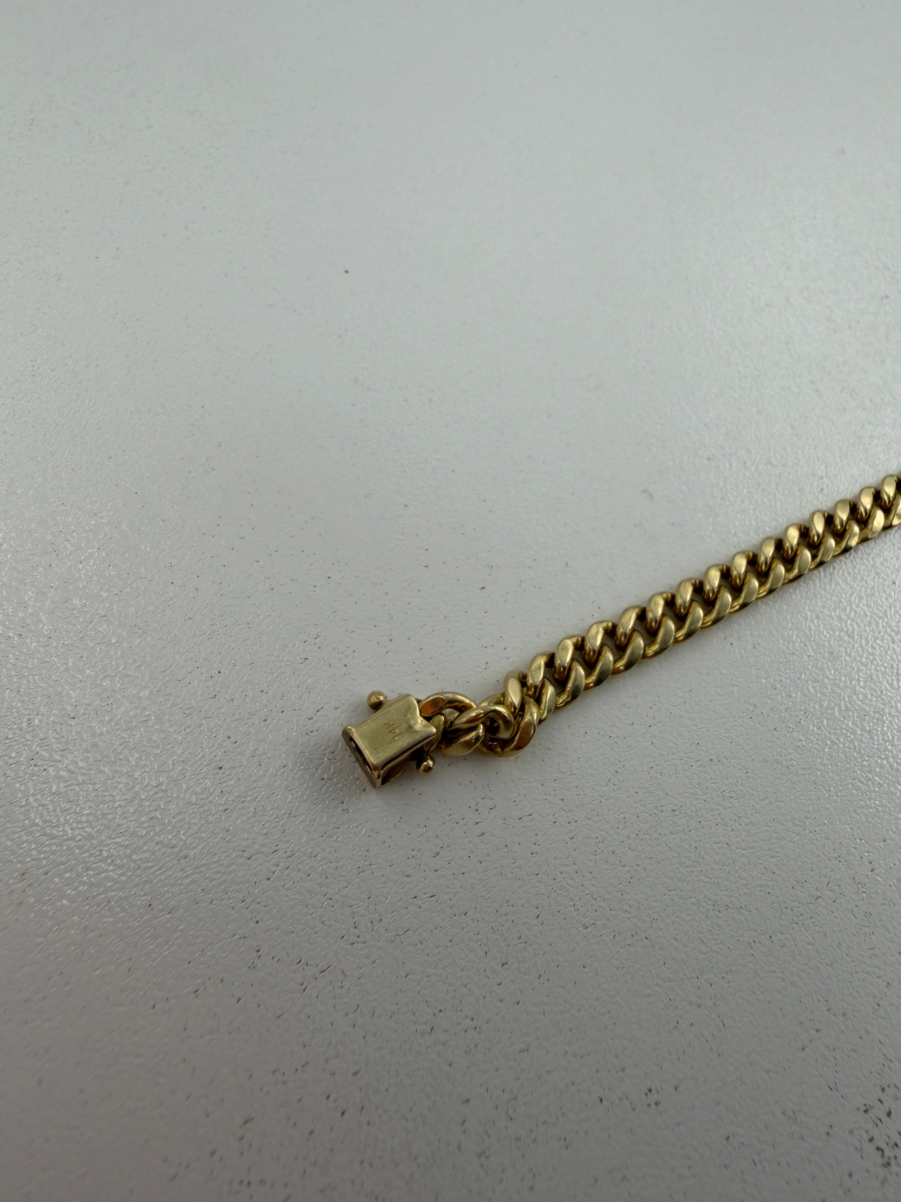 14K Yellow Gold Bracelet – 9” (22.7g)