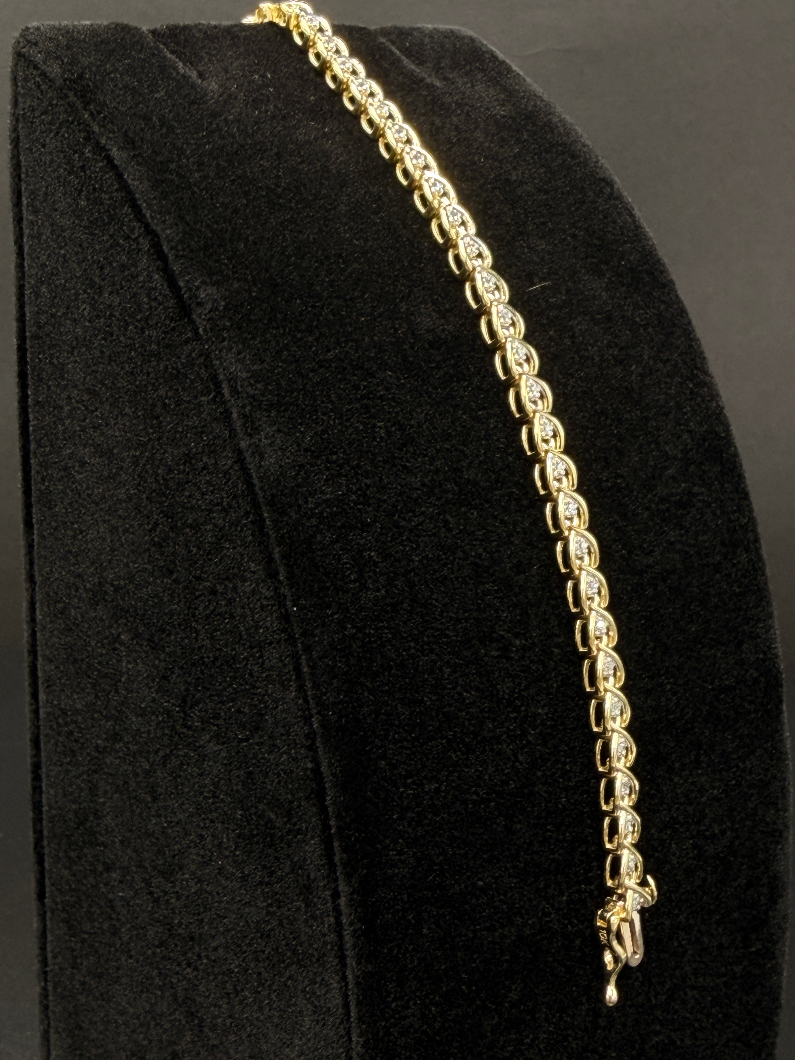 10K Gold Link Bracelet – 8.9g, 7.5” | DD Pawn Loans