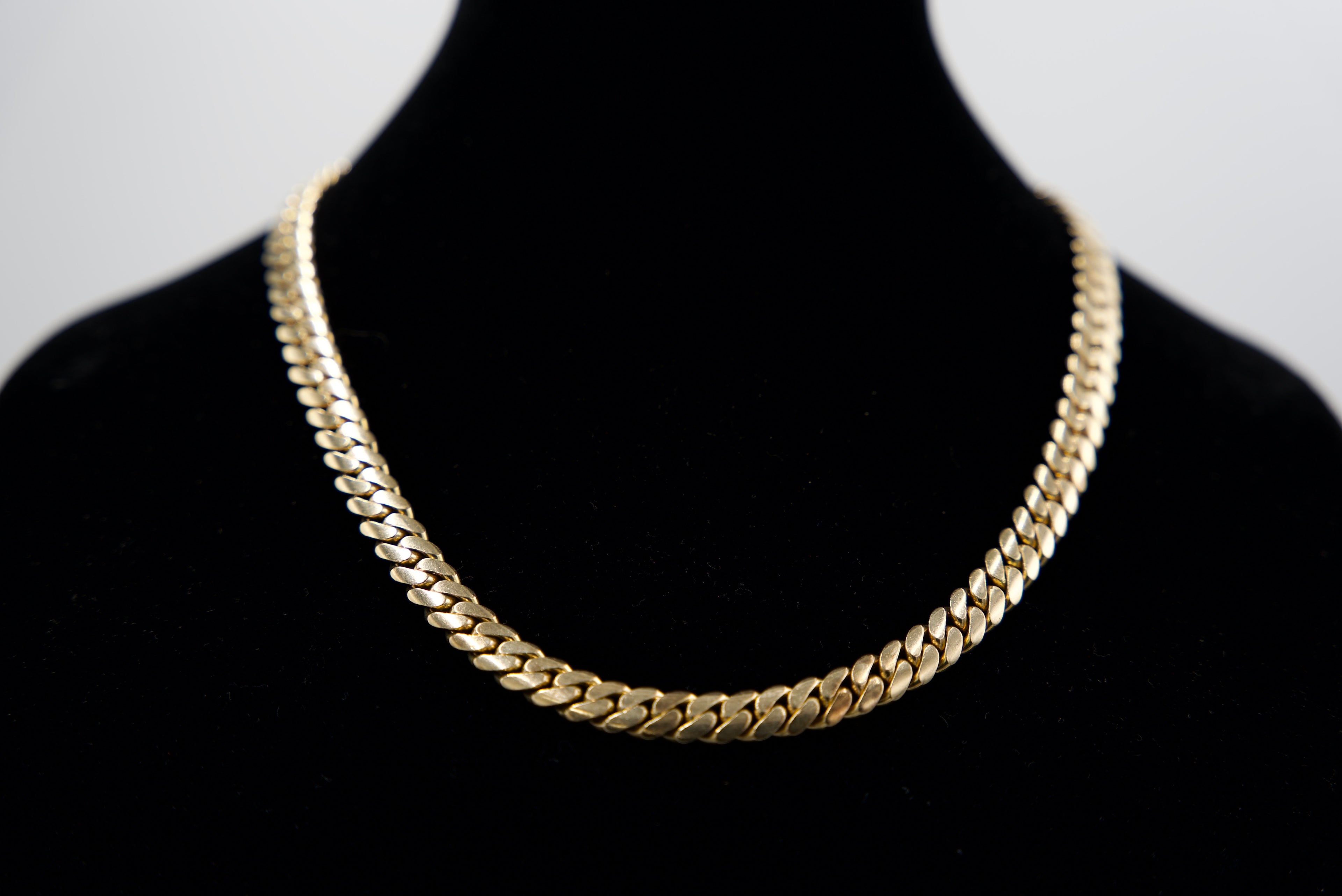 10K Gold Miami Cuban Chain 127.6 Grams 22 Inches 9mm
