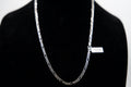 14K White Gold Figaro Chain 15 Grams 26 Inches 4mm