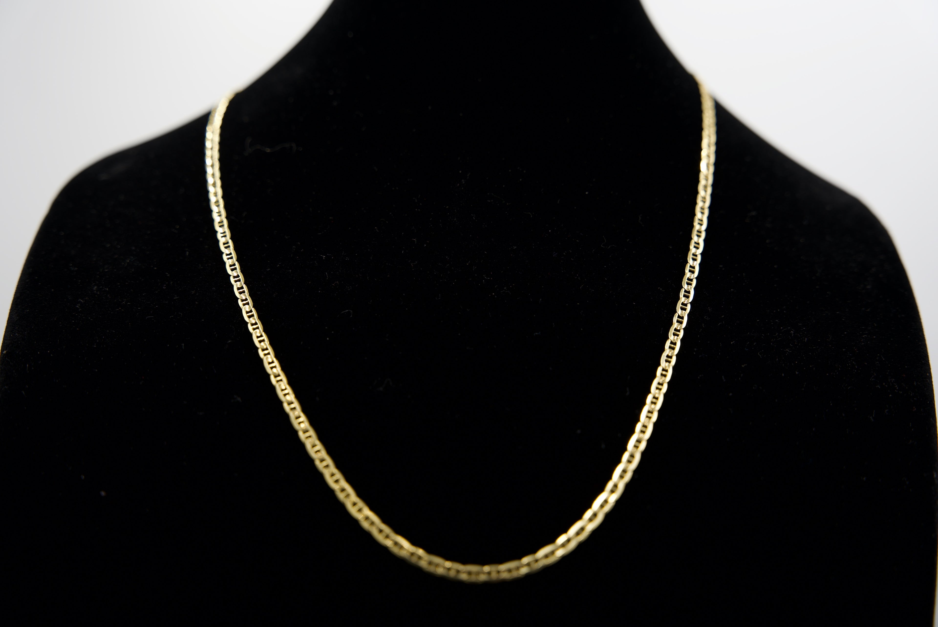 14K Gold Mariner Link Chain 15.5 Grams 26 Inches 3.5mm