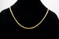 10K Gold Rope Chain 39.6 Grams 24 Inches 4mm