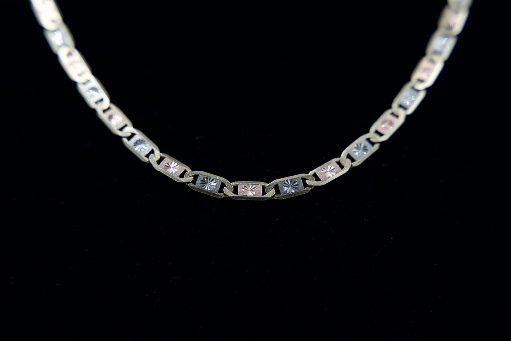 14K Gold Mariner Link Chain 33 Grams 24 Inches 6mm