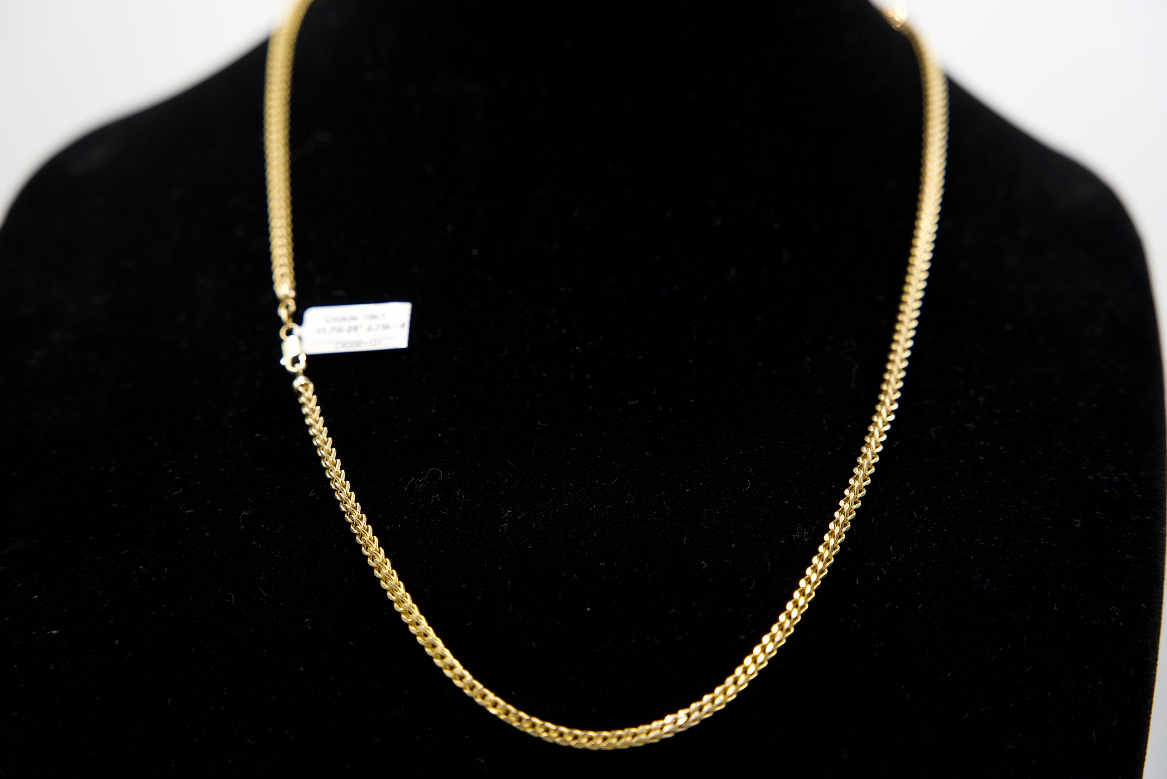 10K Gold Franco Chain 11.7 Grams 25 Inches 2.75mm