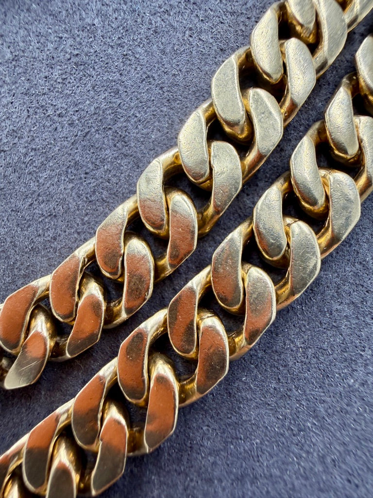 4K Yellow Gold Cuban Link Chain – 31” / 8mm Heavy Miami Cuban Necklace (169.4g)