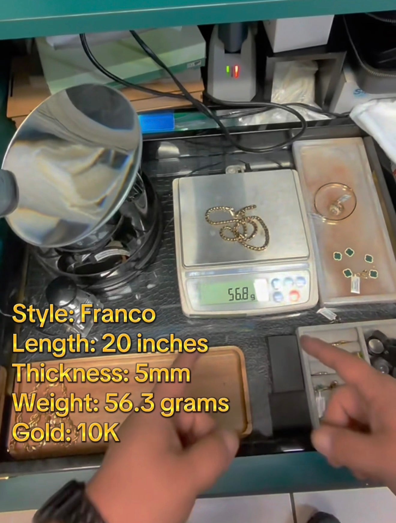 10K Gold Franco Chain – 5mm / 20” (56g) – Black Friday Sale