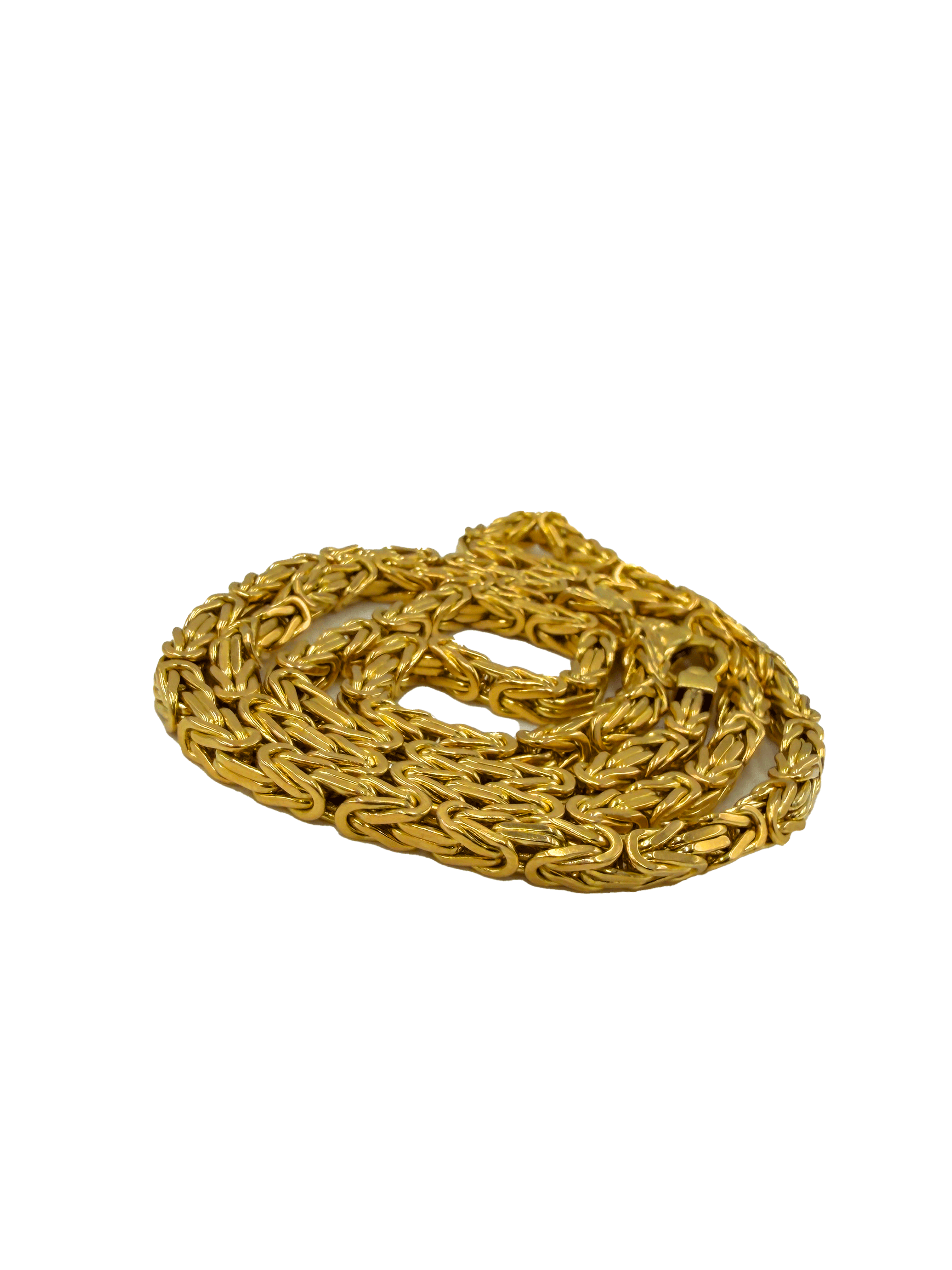 Byzantine Gold Chain 14k 123.9 Grams 31inch - Used Like New