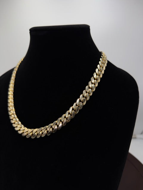 10K Gold Cuban Link Chain – 202.4 Grams | 22” | 12mm