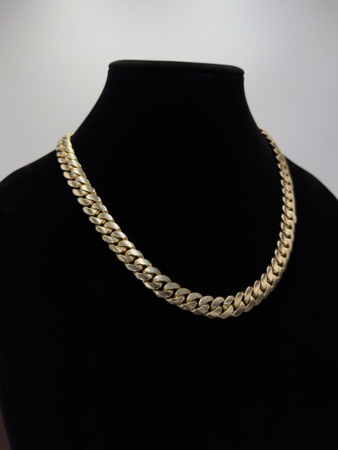 10K Gold Cuban Link Chain – 202.4 Grams | 22” | 12mm