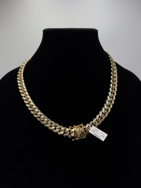 10K Gold Cuban Link Chain – 202.4 Grams | 22” | 12mm