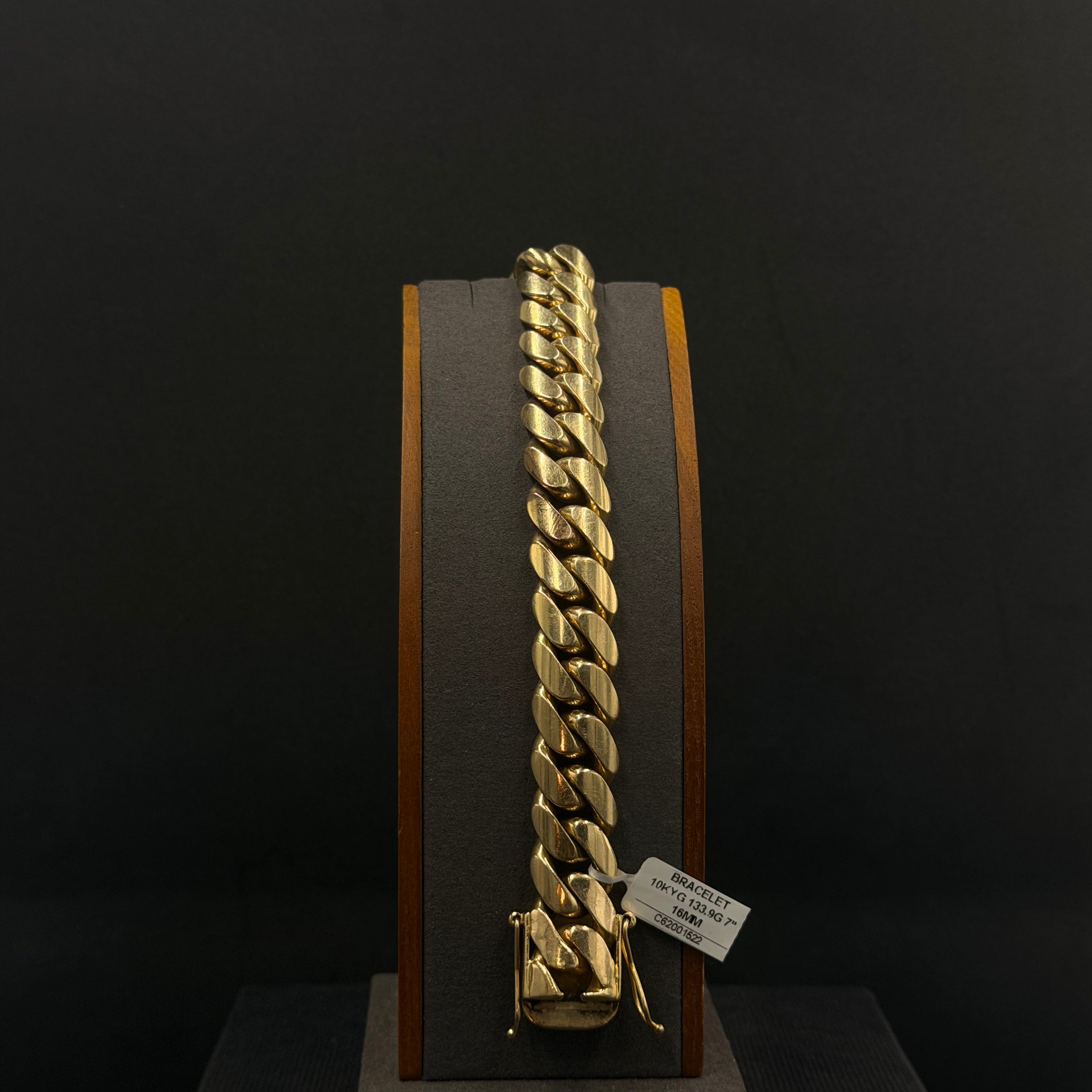 10K Gold Miami Cuban Link Bracelet – 133.9 Grams | 7 Inches