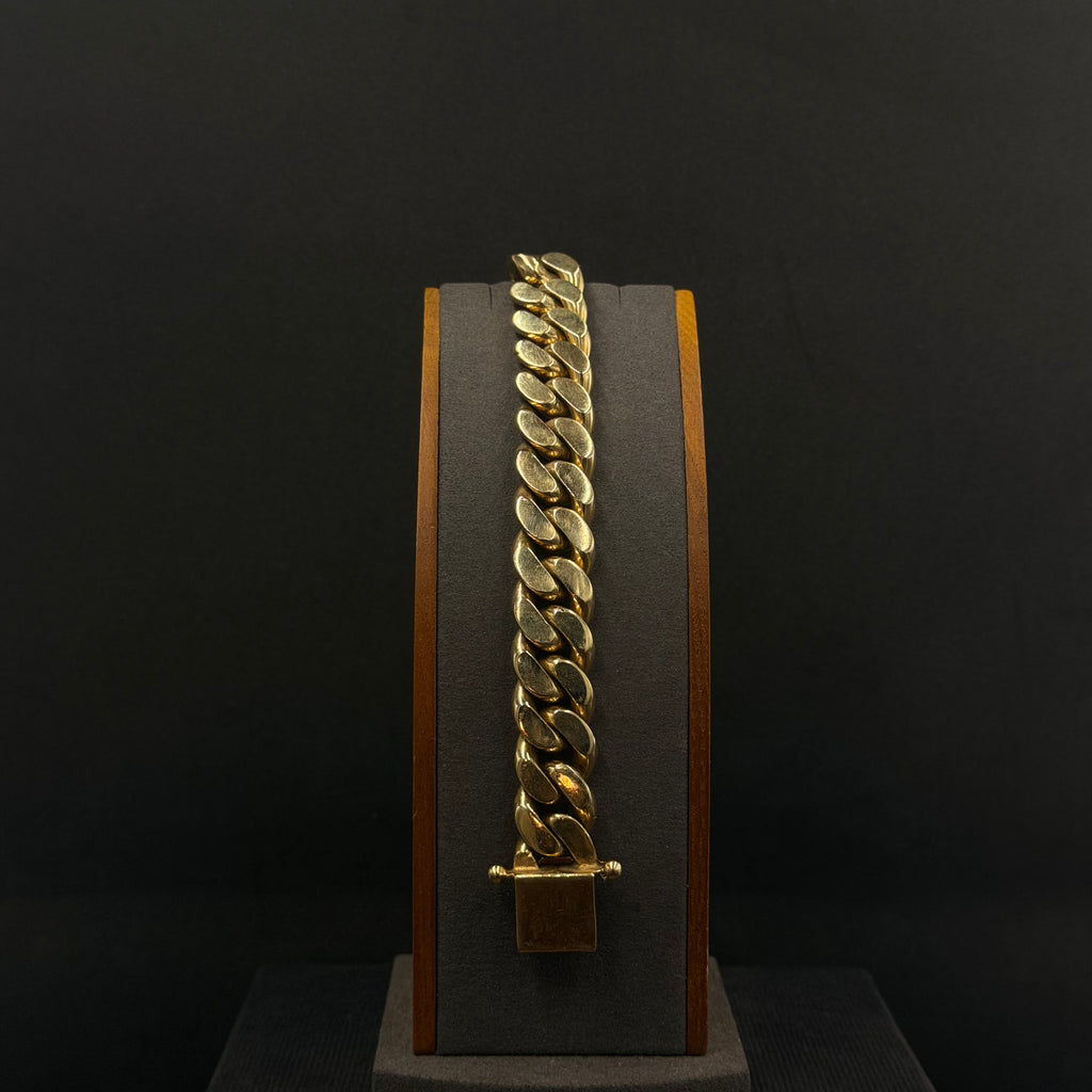 10K Gold Miami Cuban Link Bracelet – 133.9 Grams | 7 Inches