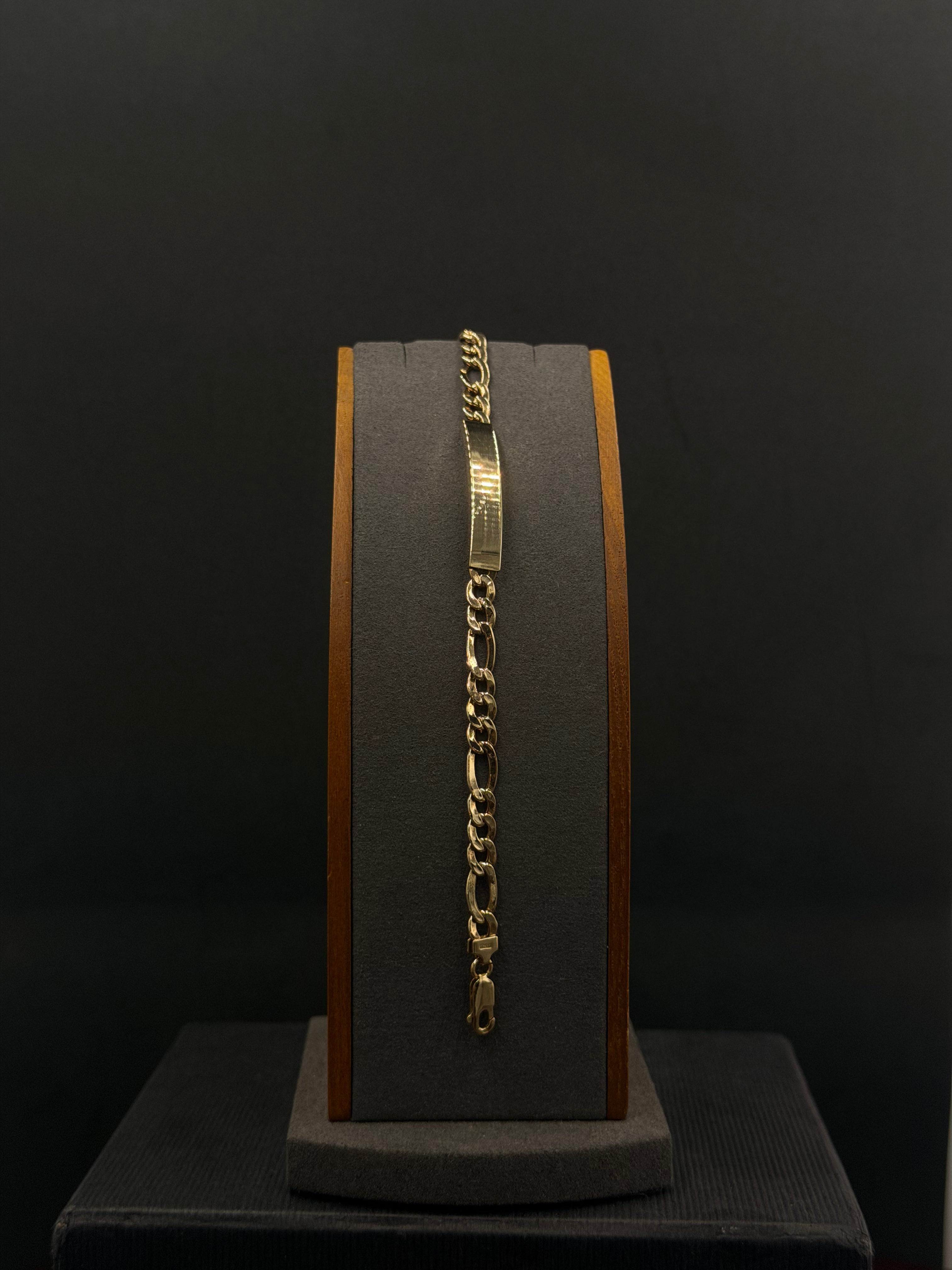 14K Gold Figaro ID Bracelet – 6.9 Grams | 7.5 Inches | 6mm