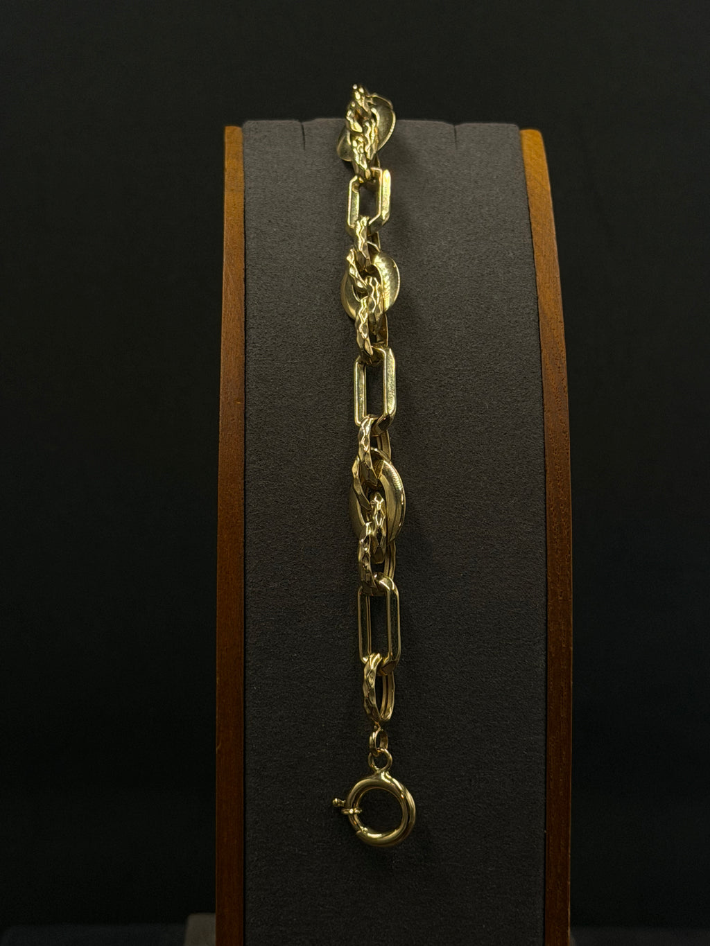 14K Gold Gucci Link Bracelet – 8.3 Grams | 8 Inches | 12.5mm
