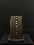 14K Gold Evil Eye Bracelet – 9.8 Grams | 7 Inches