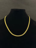0K Gold Miami Cuban Link Chain 16.2 Grams 22 Inches 5.5mm