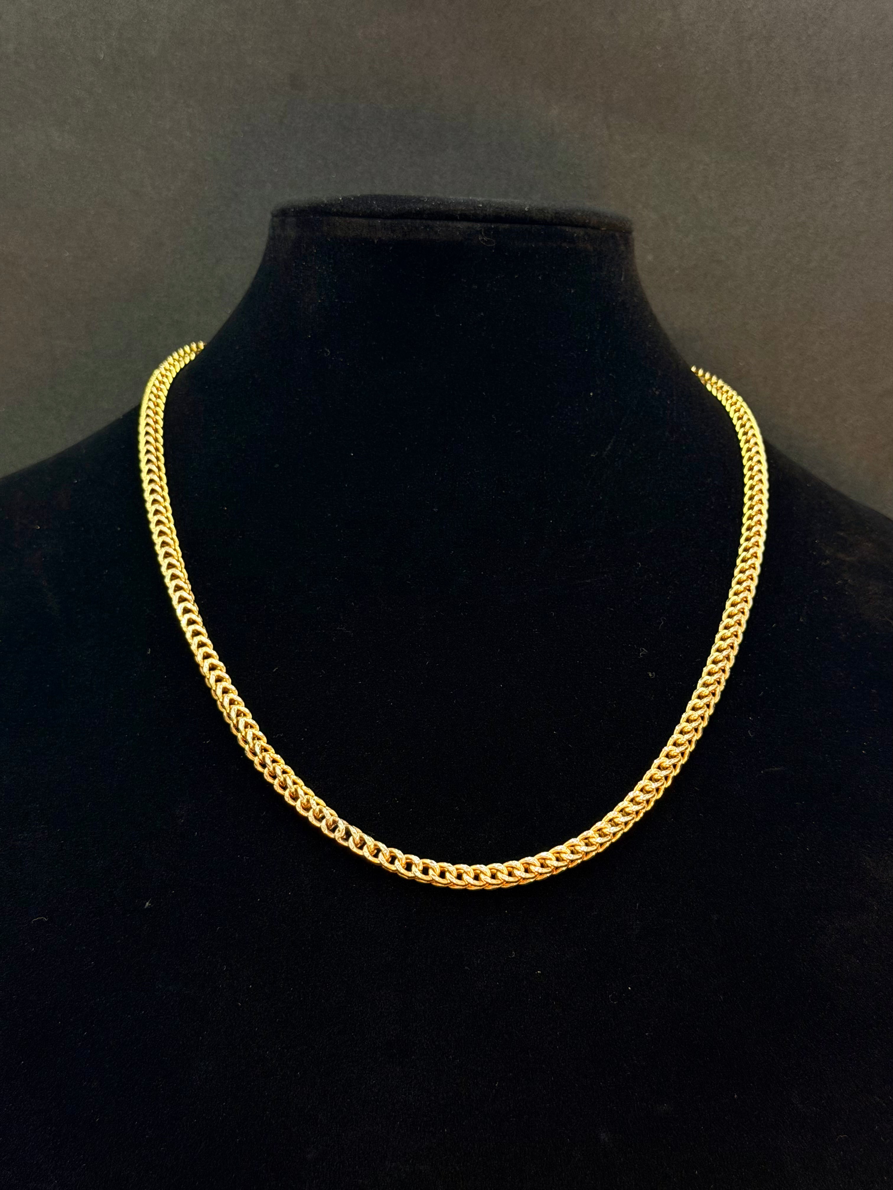 10K Gold Franco Chain 27.2 Grams 22 Inches 4.5mm