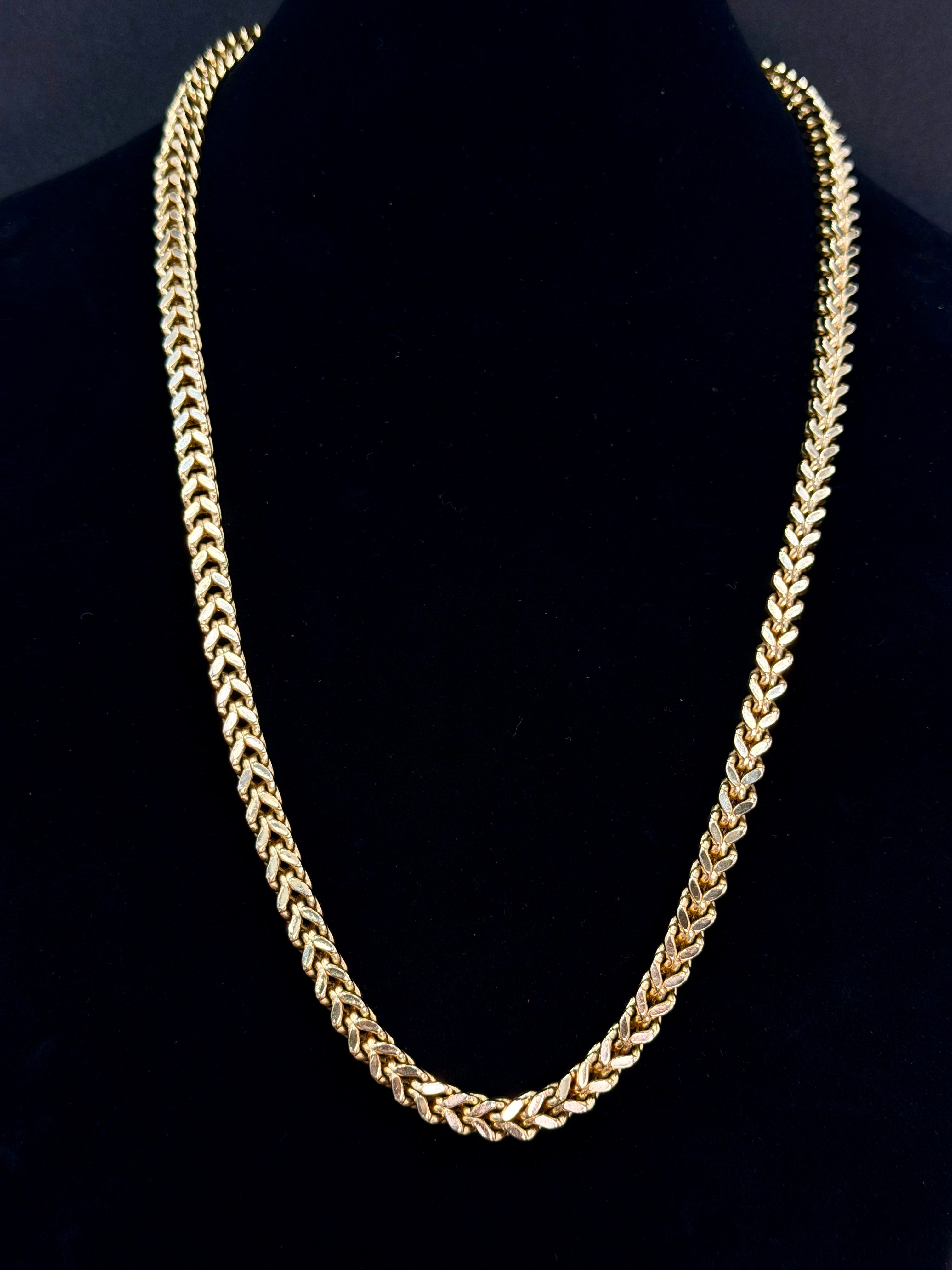 10K Gold Figaro Chain – 90.8 Grams | 30 Inches | 7mm
