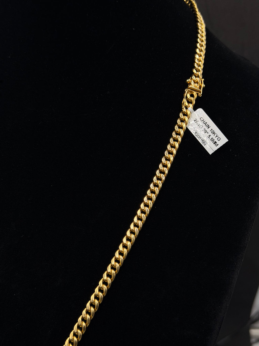 10K Gold Miami Cuban Link Chain – 27.1 Grams | 29 Inches | 5.5mm