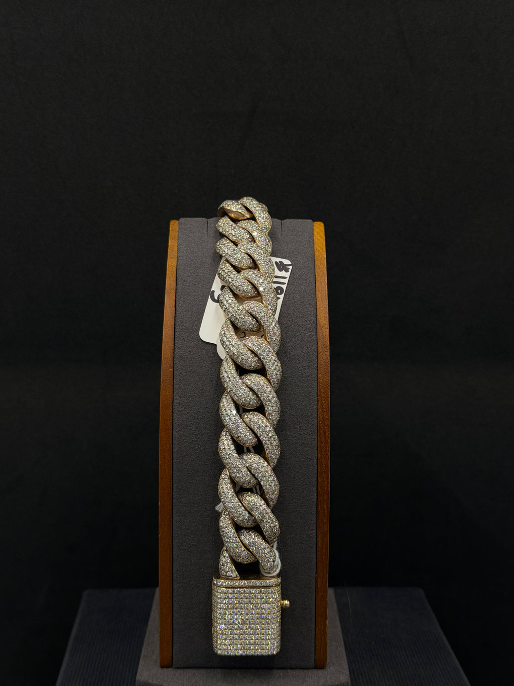 10K Gold Diamond Cuban Link Bracelet – 178.5 Grams | 20mm | 8 Inches