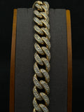 10K Gold Diamond Cuban Link Bracelet – 102.1 Grams | 15mm | 8 Inches