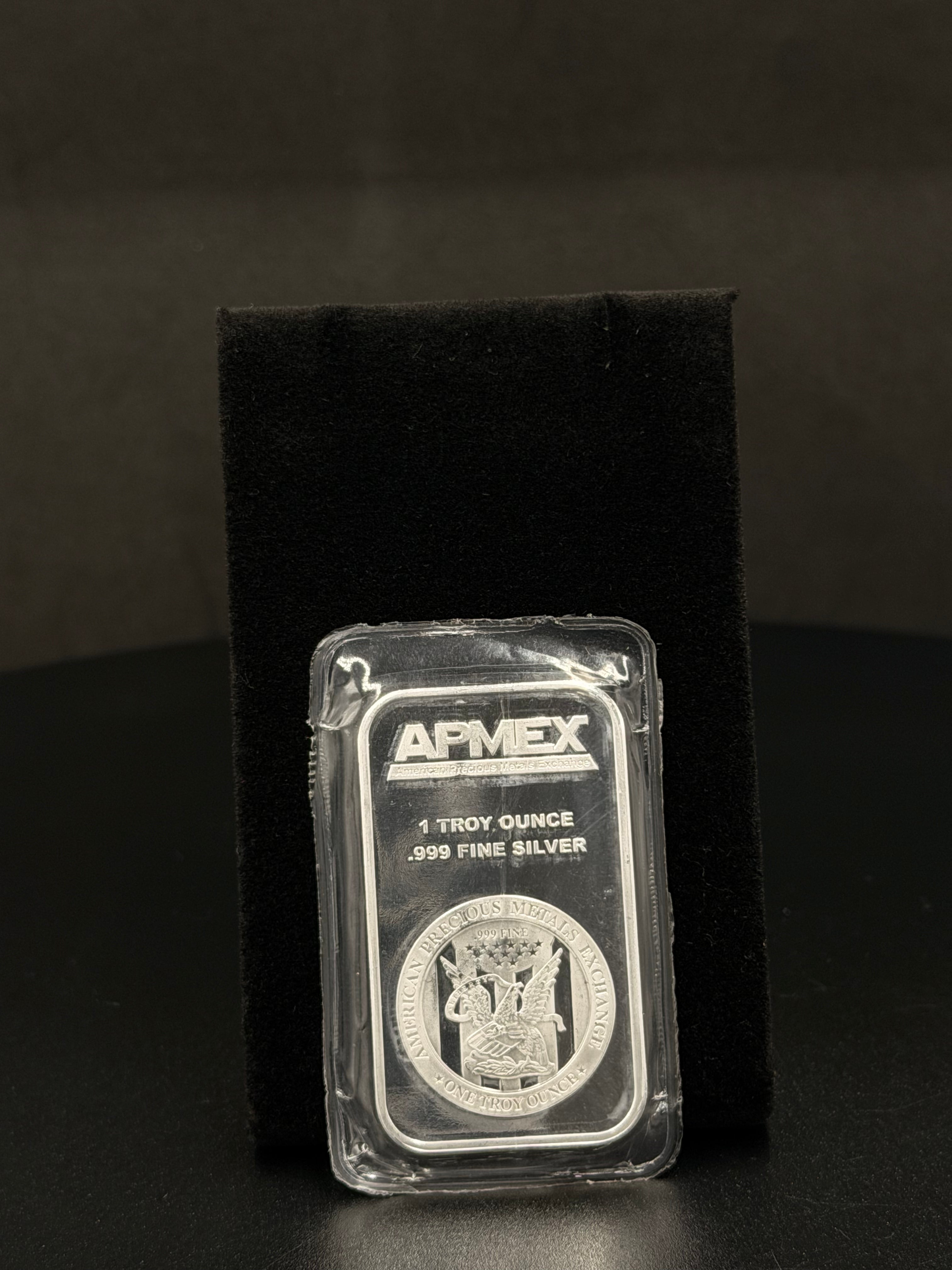 APMEX 1 oz Silver Bar .999 Fine Silver Bullion | DD Pawn Loans