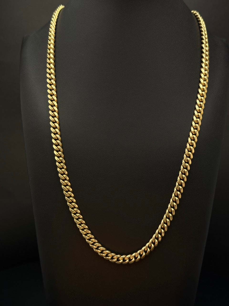 14K Gold Miami Cuban Link Chain 26 Inch 6mm 83.3 Grams