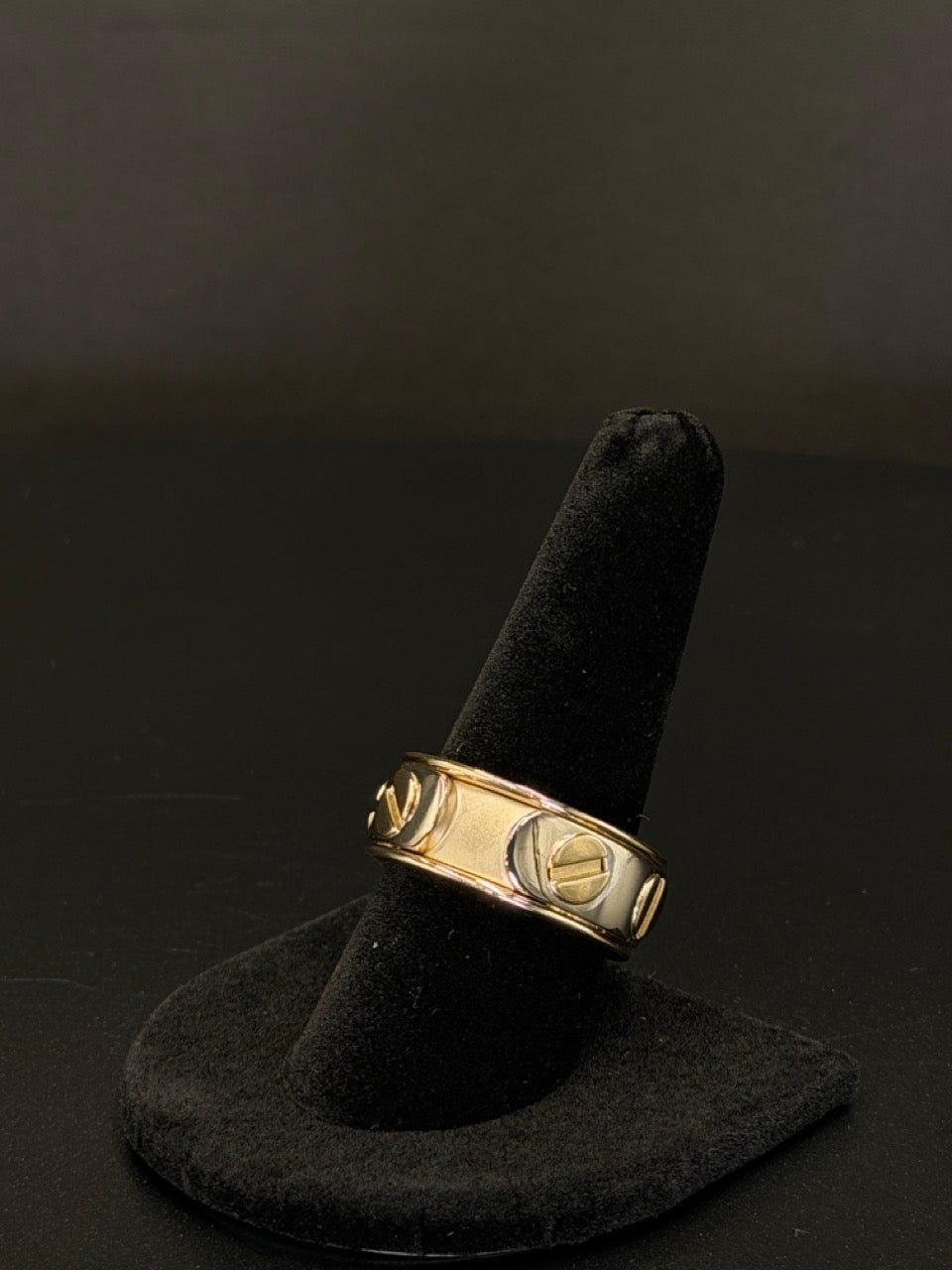 14K Yellow Gold Love Style Ring – 16.3 Grams – Size 9.5