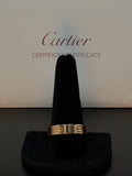 Authentic Cartier Love Ring crafted in solid 18K Rose Gold. Size 11, weighs 7.3 grams, includes Cartier Certificate. Acima Financing Available.