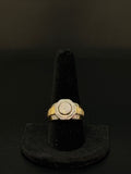 10K Yellow Gold Simulant Cluster Ring – Size 10 – 5.4 Grams