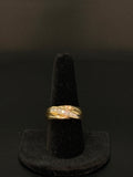 10K Yellow Gold Diamond Ring – Size 9 – 4.8 Grams