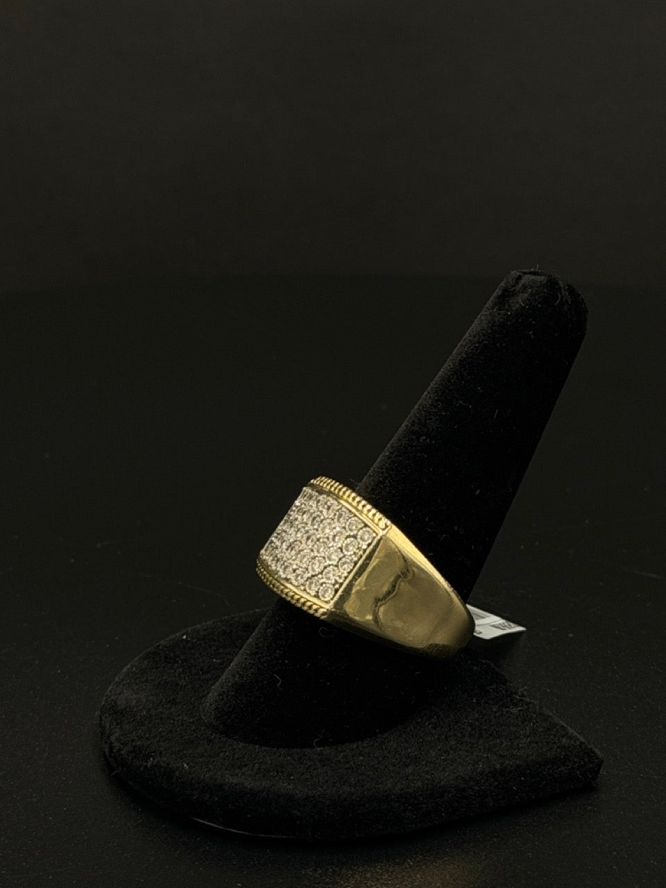 10K Yellow Gold Diamond Cluster Ring – Size 10 – 6.9 Grams