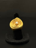 18K Yellow Gold Vintage Cluster Ring – Size 8 – 24.1 Grams