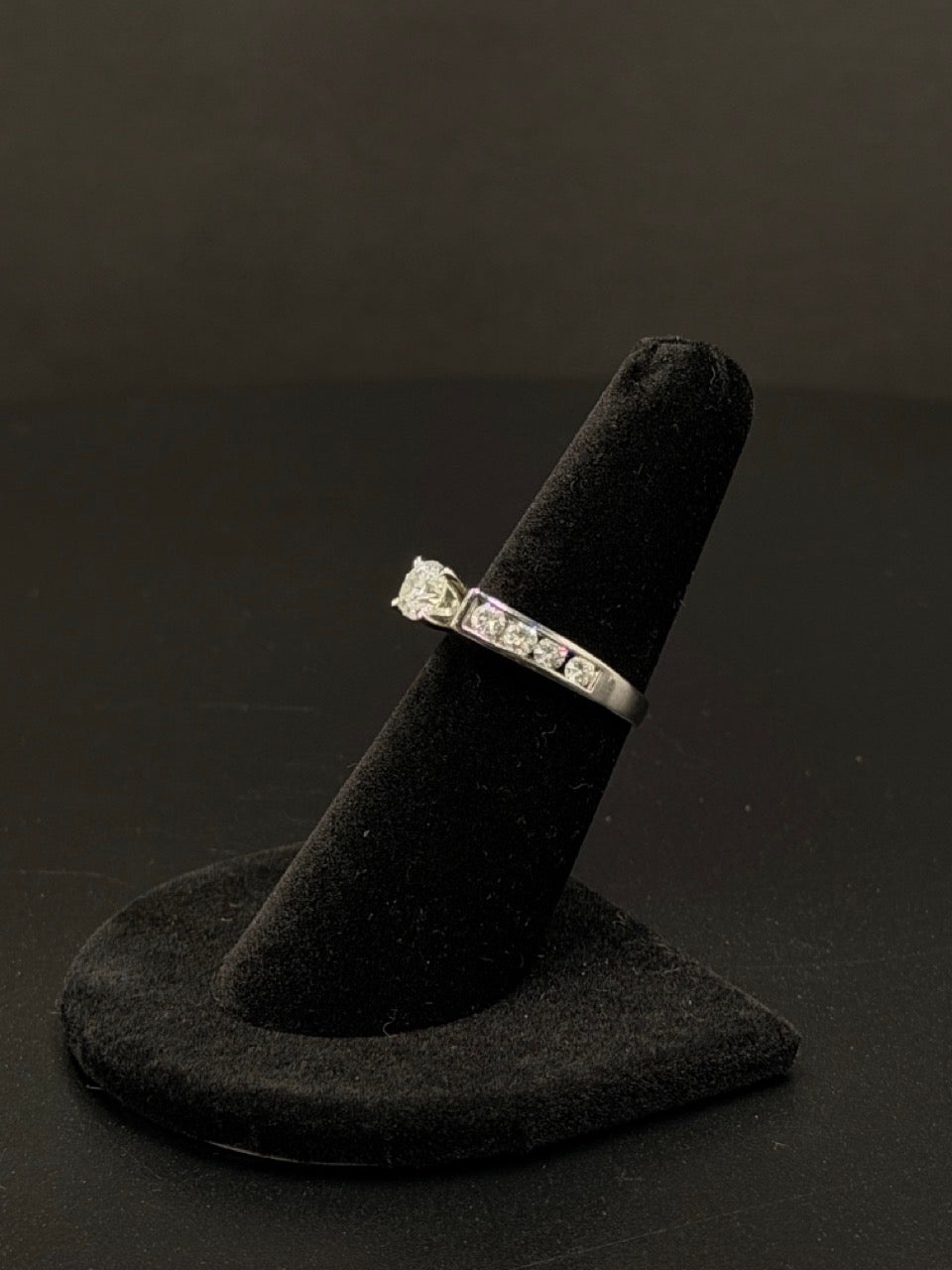 PT950 Platinum Diamond Engagement Ring – Size 6.5 – 4.2 Grams