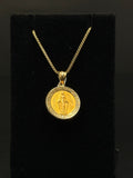 14K Yellow Gold Miraculous Medal Pendant – 1.6 Grams