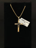 14K Yellow Gold Cross Pendant