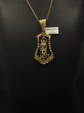 10K Yellow Gold Saint Lazarus Pendant – 13.3g