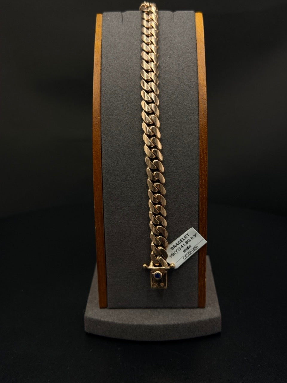 10K Rose Gold Cuban Link Bracelet – 41.8g – 8.5”