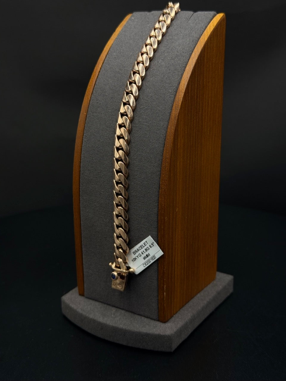 10K Rose Gold Cuban Link Bracelet – 41.8g – 8.5”