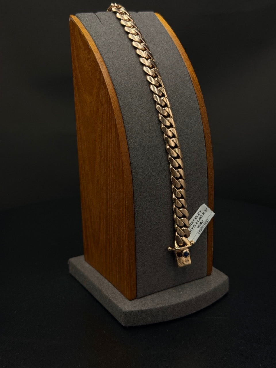 10K Rose Gold Cuban Link Bracelet – 41.8g – 8.5”
