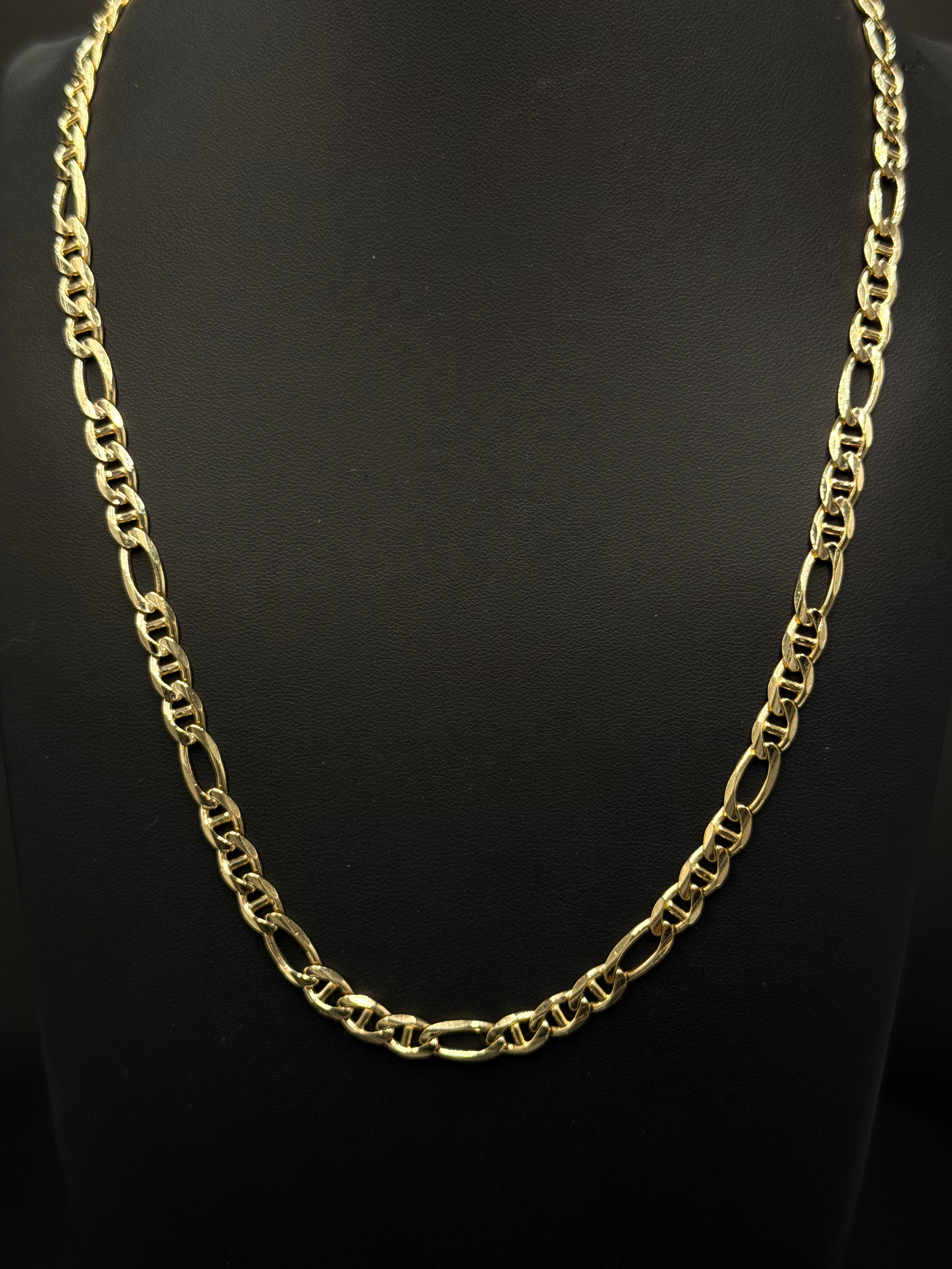 10K Yellow Gold Mariner Link Chain – 20” | 24.3 Grams | 6mm