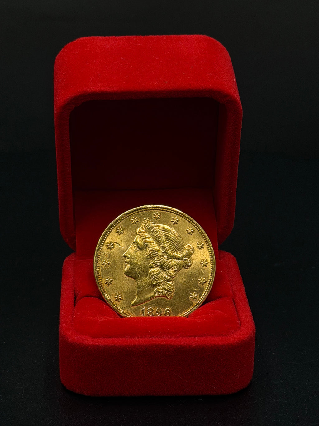 1896 $20 Liberty Head Double Eagle Gold Coin – Pre-1933 U.S. Gold