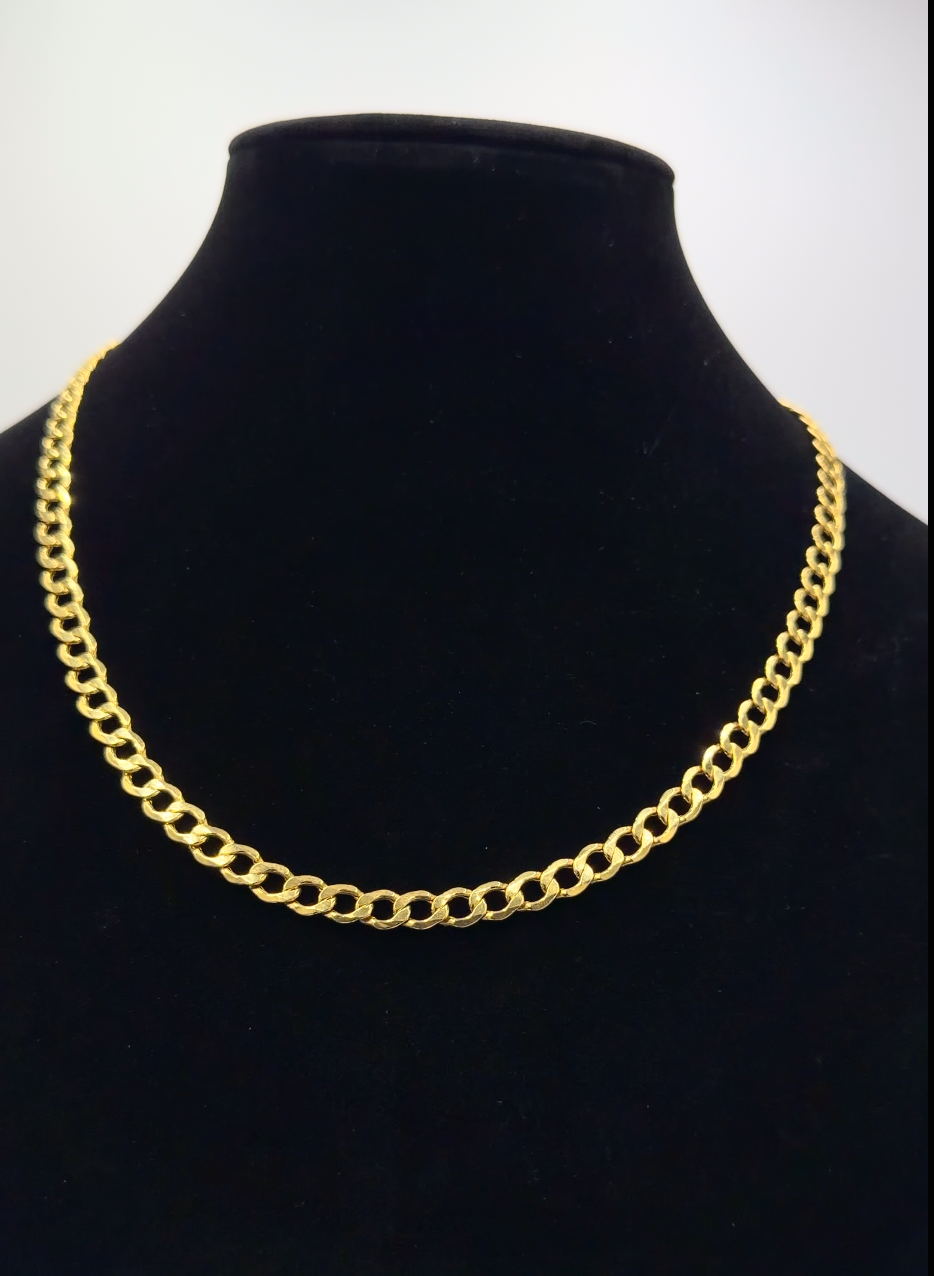 10K Gold Figaro Link Chain – 22” | 10.2 Grams | 6.75mm