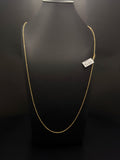 14K Yellow Gold Diamond-Cut Rope Chain 30 Inch 6.3 Grams - view 1