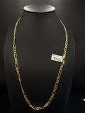 Gold Figaro Link Chain - view 1