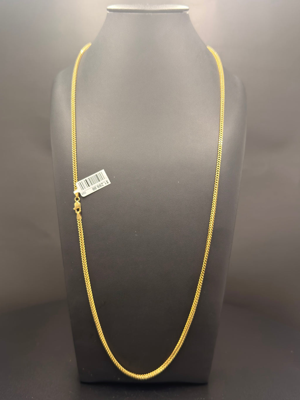 10K Yellow Gold Franco Chain 28 Inch 7.8 Grams - view 2