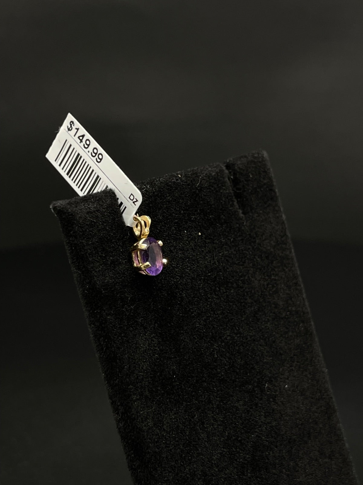 14K Gold Oval Amethyst Pendant – 0.6g | DD Pawn Loans