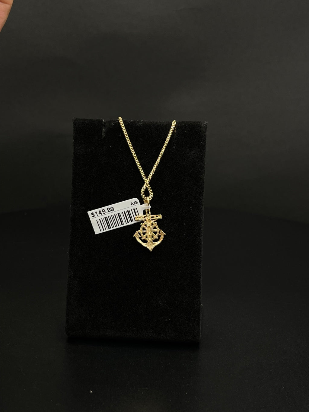 14K Gold Mariner's Cross Anchor Pendant | DD Pawn Loans